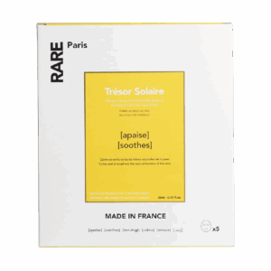 RARE Paris TRESOR SOLAIRE SOOTHING FACE MASK BOX x5