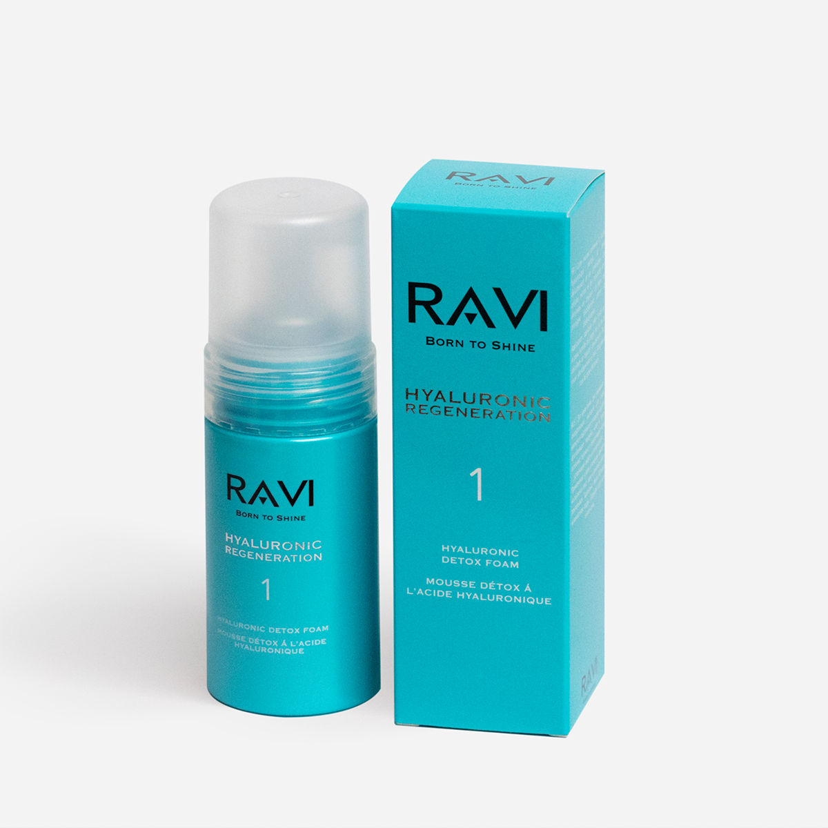 RAVI Hyaluronic Regeneration Detox Foam 100ml – Bild 3